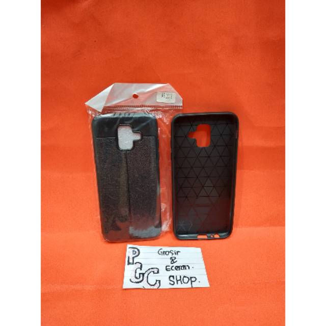 AutoFocus Samsung A6 / Leather Case Samsung a6 / casing Samsung A6