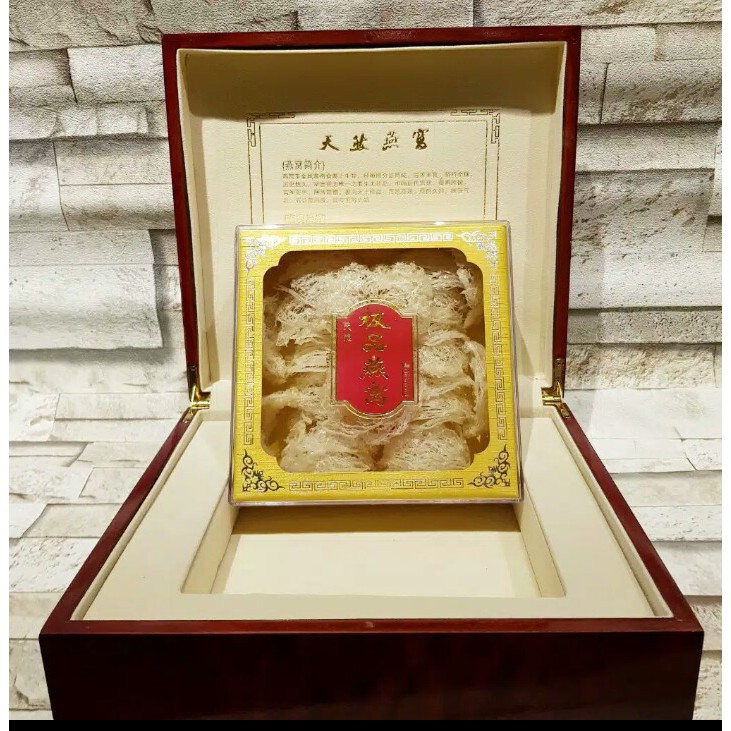 

SARANG BURUNG WALET (BIRDNEST) "SUPER BERSIH" 100 GRAM