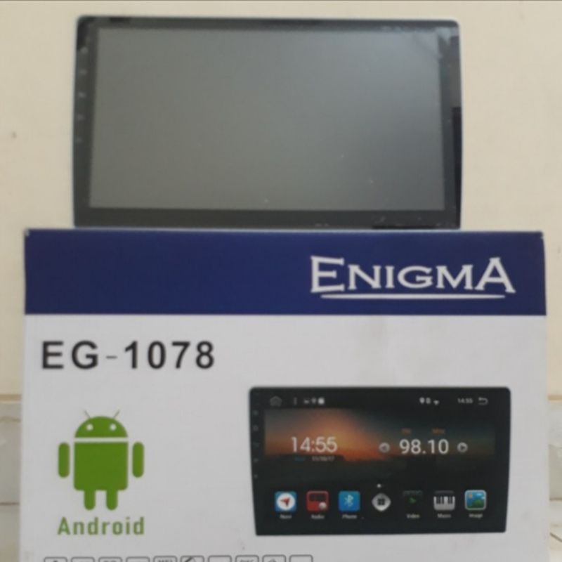 Head unit double din Enigma eg 1078 android 10inch DVD