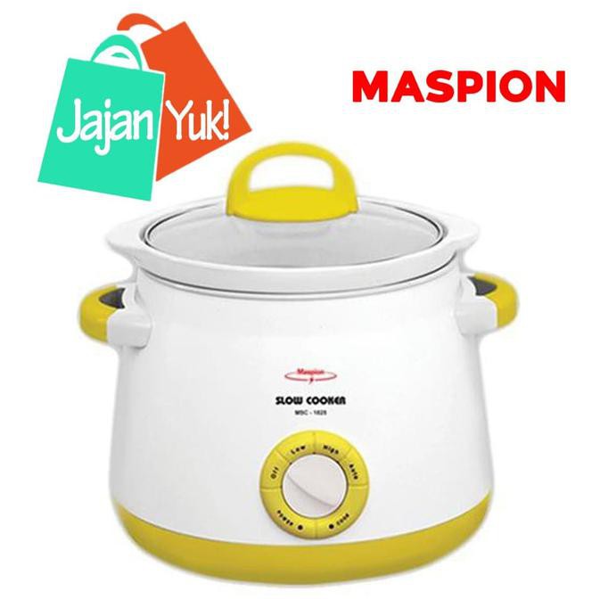 Jual Maspion Msc Slow Cooker Liter Alat Masak Temperatur Rendah