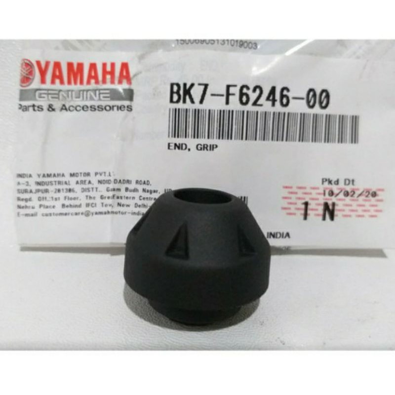 END GRIP JALU STANG SETANG R 15 V3 R15 VVA V3 (1PC) ORI YAMAHA BK7-F6246-00
