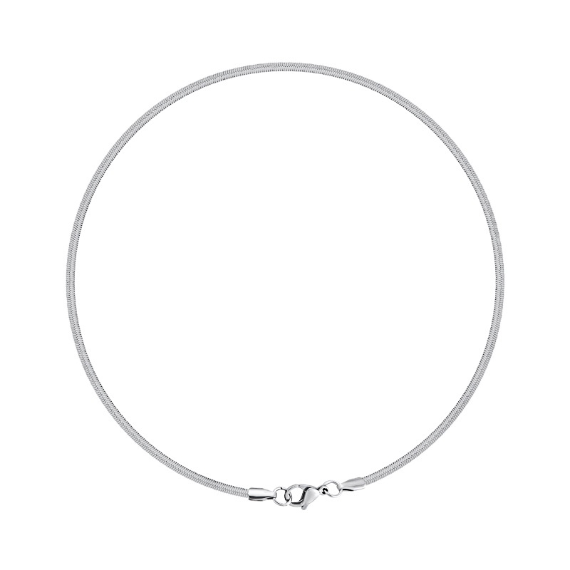 Snake Bone Necklace Accessories Simple Trendy Hip Hop Street