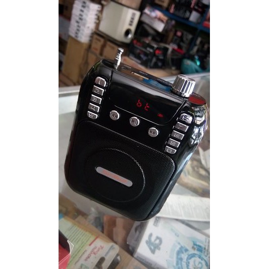 Dijual PORTABLE LOUD SPEAKER BLUETOOTH USB MMC FM MUSIC ANGEL MIC Berkualitas