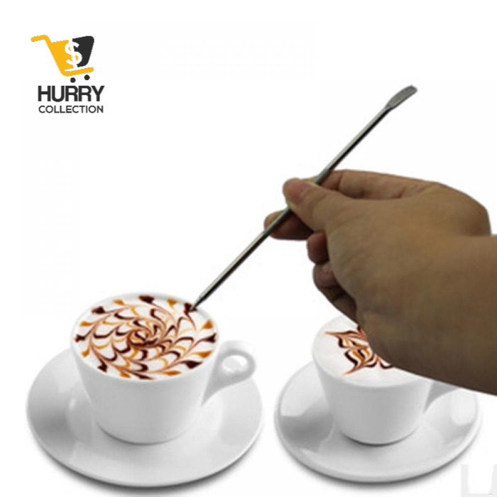 

Pena Kopi Latte Pen Coffee Cappuccino Latte Art Pen Stainless Steel FREE ONGKIR
