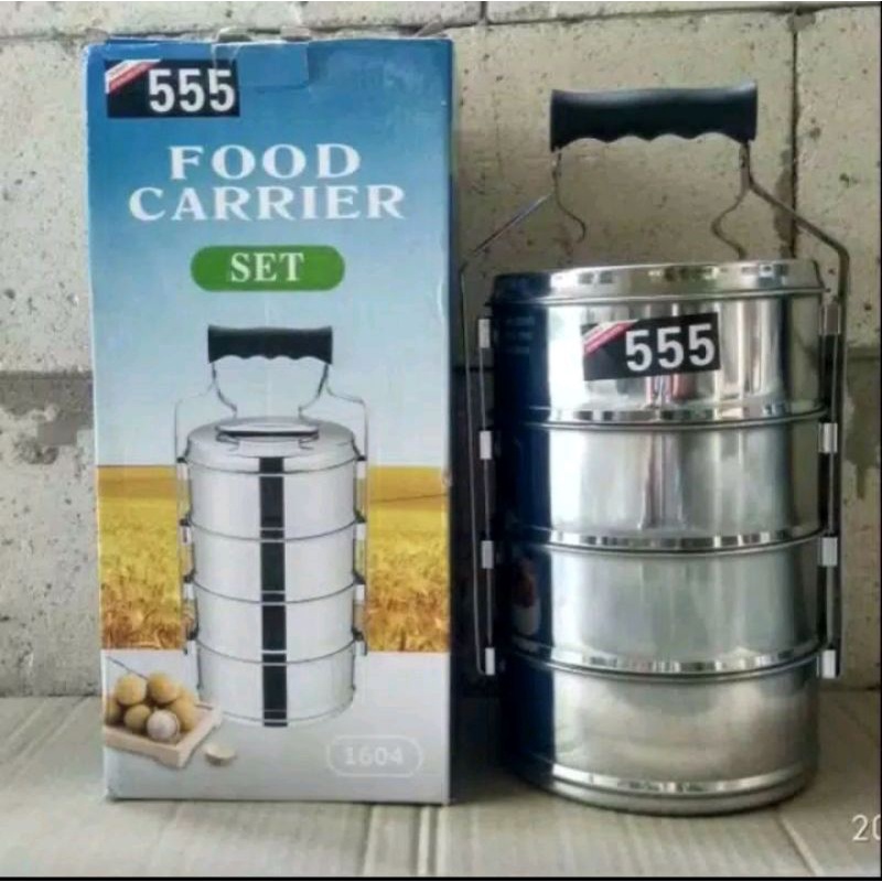 Rantang stainless 555 susun 4 1604
