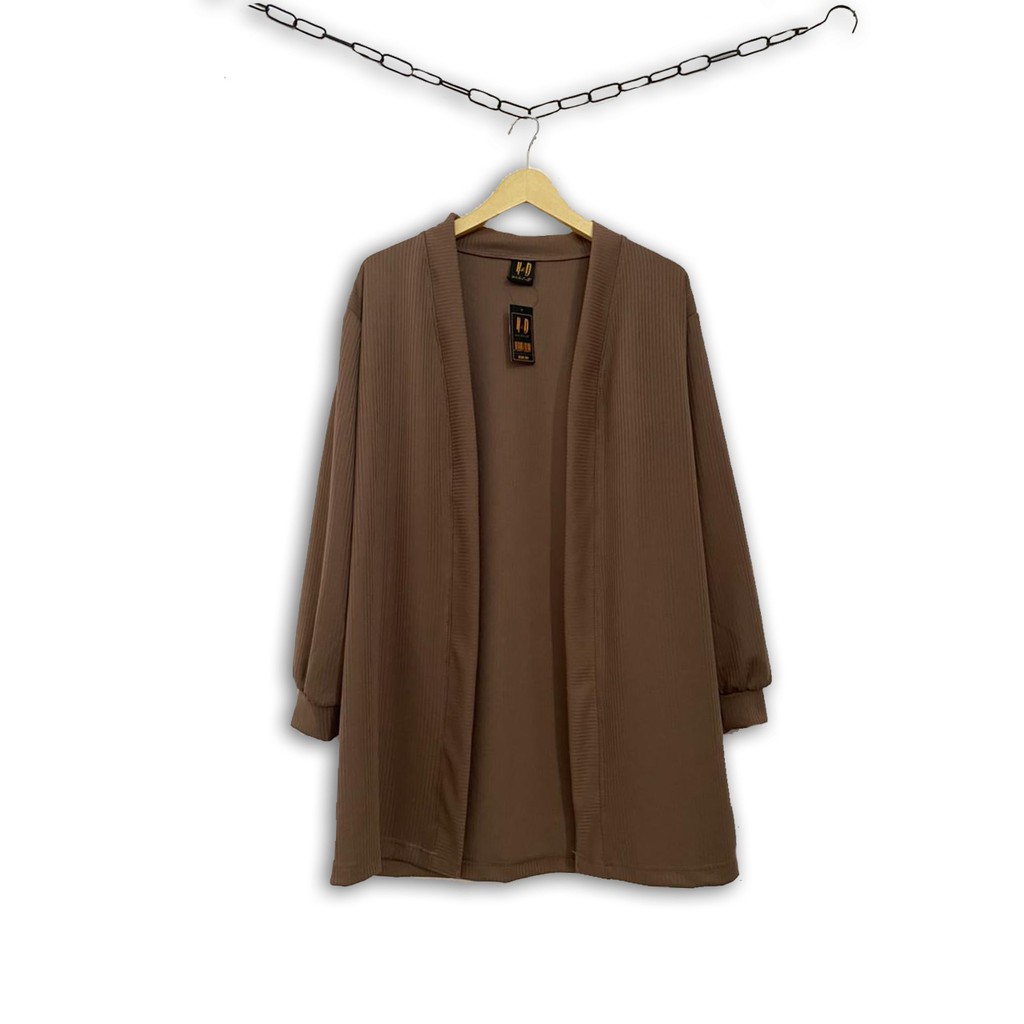 Erry Long Cardigan Knit | Kardigan Knit Premium-Erri Latte