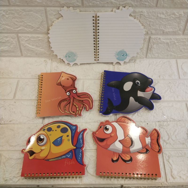 

NOTEBOOK RING MOTIF ANIMAL / BUKU CATATAN RING / BUKU TULIS RING