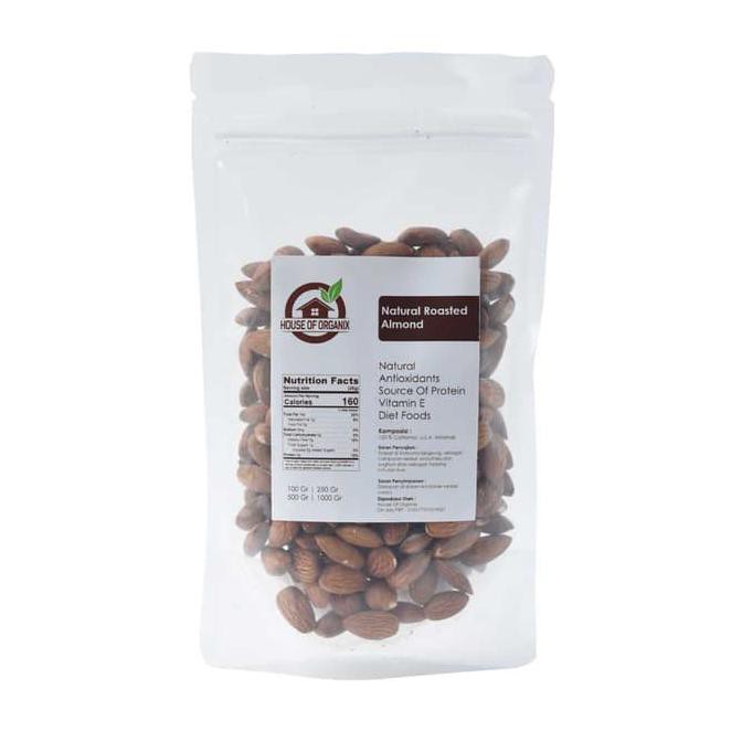 

SALE Natural Roasted Almond (Panggang) 250 Gr