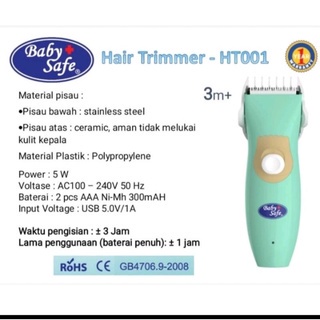 Babysafe Hair Trimmer HT001