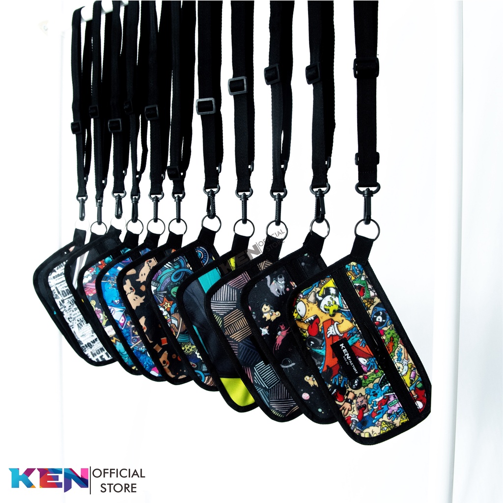 Dompet HP Card Holder // Gantungan Leher Pria Wanita // Hanging Wallet Phone Premium - KENFACTORY