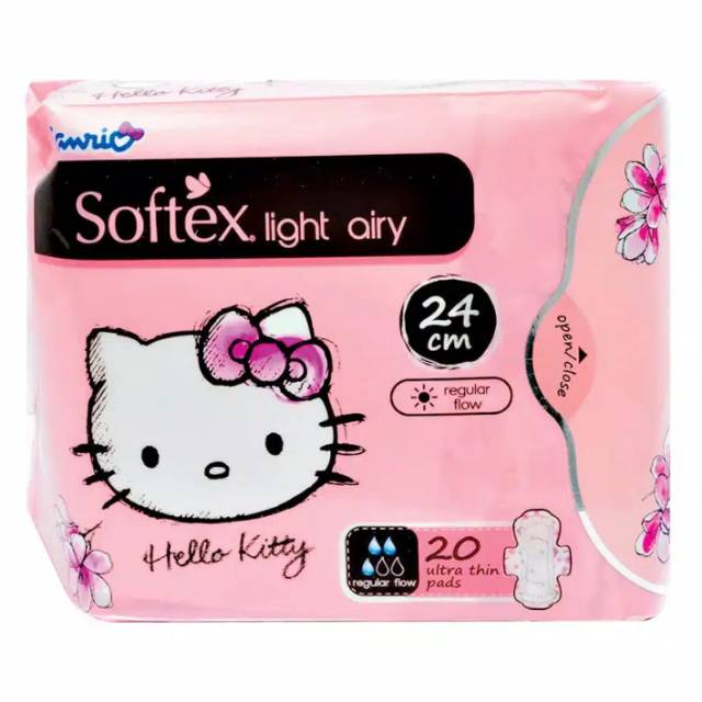 SOFTEX LIGHT AIRY  HELLO KITTY