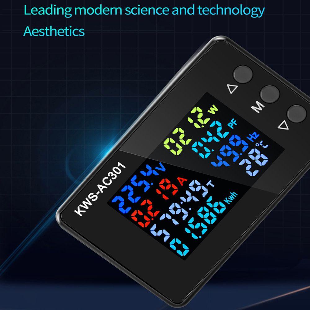 Solighter Digital Voltmeter Ammeter LED Display Didedikasikan Detektor Daya Chip 0-100A Power Energy Meter