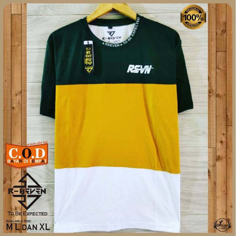 KAOS RSeven Original R-Seven RSVN R7 R-7 Pakaian Baju Distro Pria ORI Asli Bandung Branded Keren