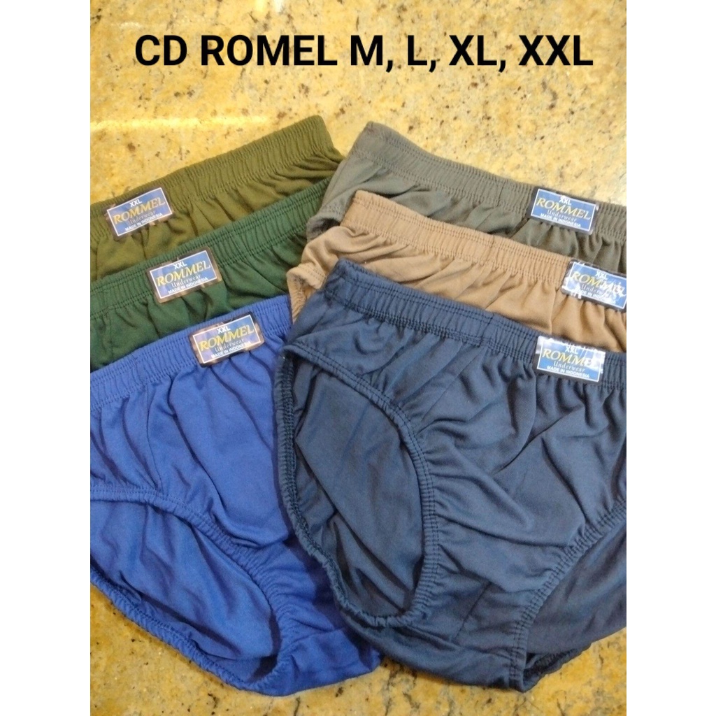 12 Pcs Celana Dalam Pria ROMMEL | CD Laki Dewasa Remaja Anak Murah ROMEL | Sguna Grosir Lusinan Underwear Sempak