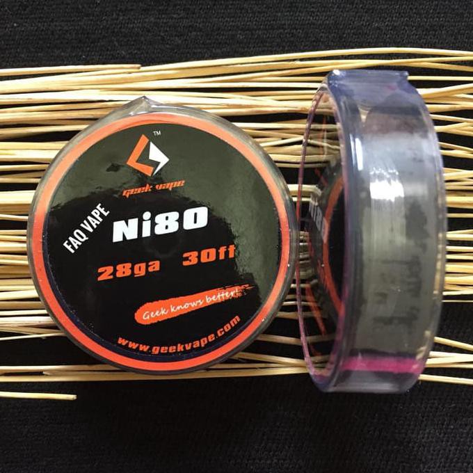 Geek Vape Wire Nichrome Ni80 28 GA 30 Feet [9.15 Meter] KlikVape Bandung