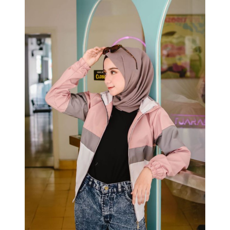 Mike Jacket || Jacket parasut Wanita running