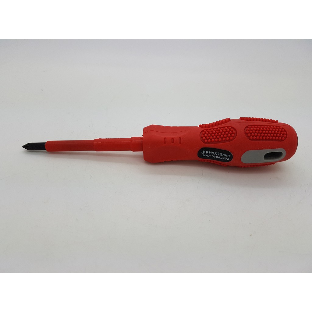 Obeng Listrik 7 &quot; MAXPOWER +PH1x75mm Isolator 1000v Screwdriver