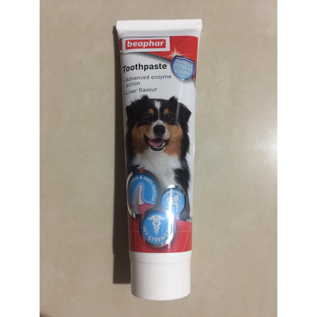 Beaphar Toothpaste for Dogs, 100g Liver Flavour Pasta Gigi Anjing Odol