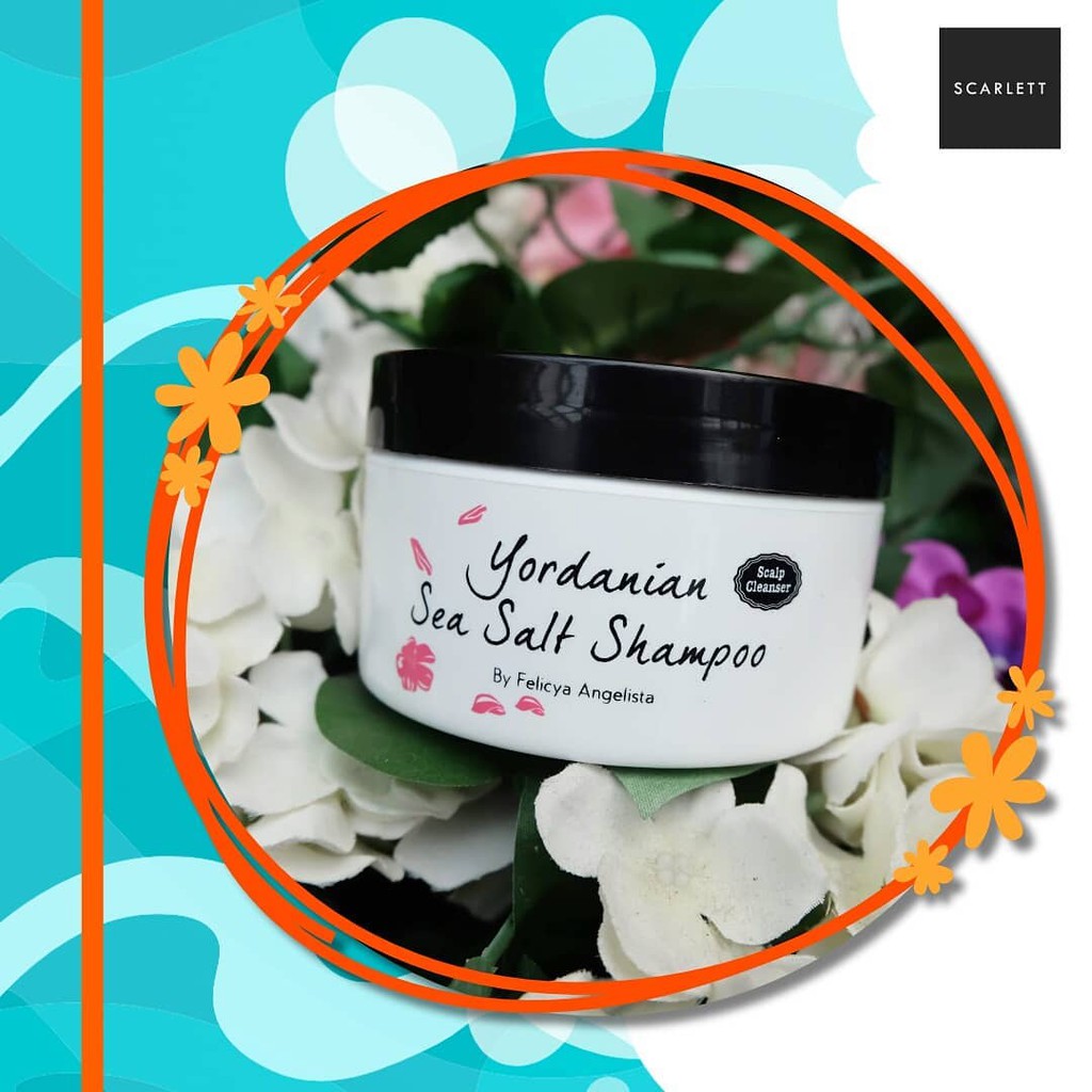 Scarlett Whitening Yordanian Sea Salt Shampoo & Conditioner By Felicya Angelista ORIGINAL SCARLETT