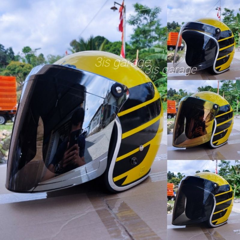 HELM MAXIM OJOL INDONESIA KACA VENOM/SNAIL TERMURAH