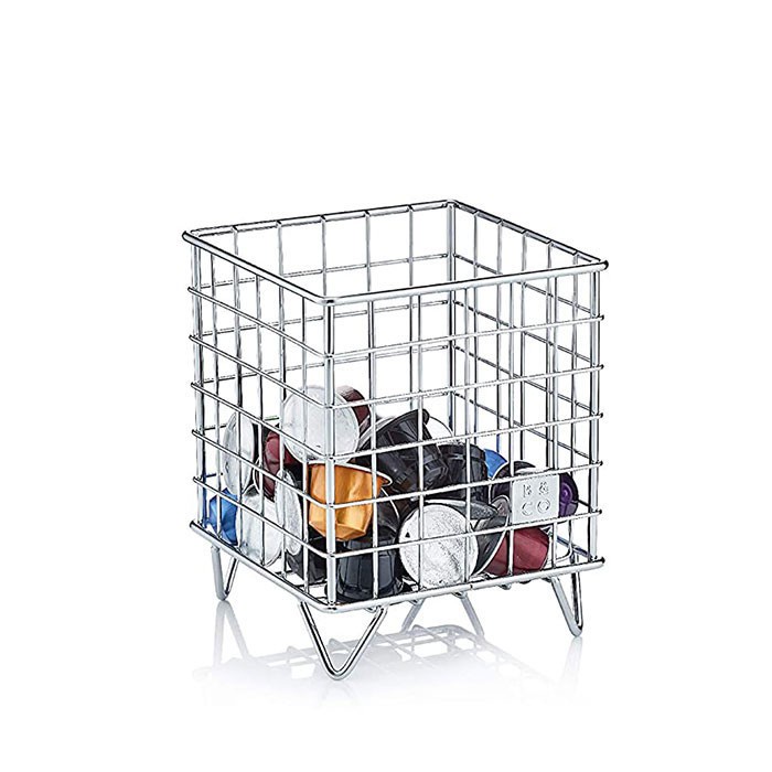 Barista & Co - Pod Cage Coffee Capsule Storage (Steel)-1