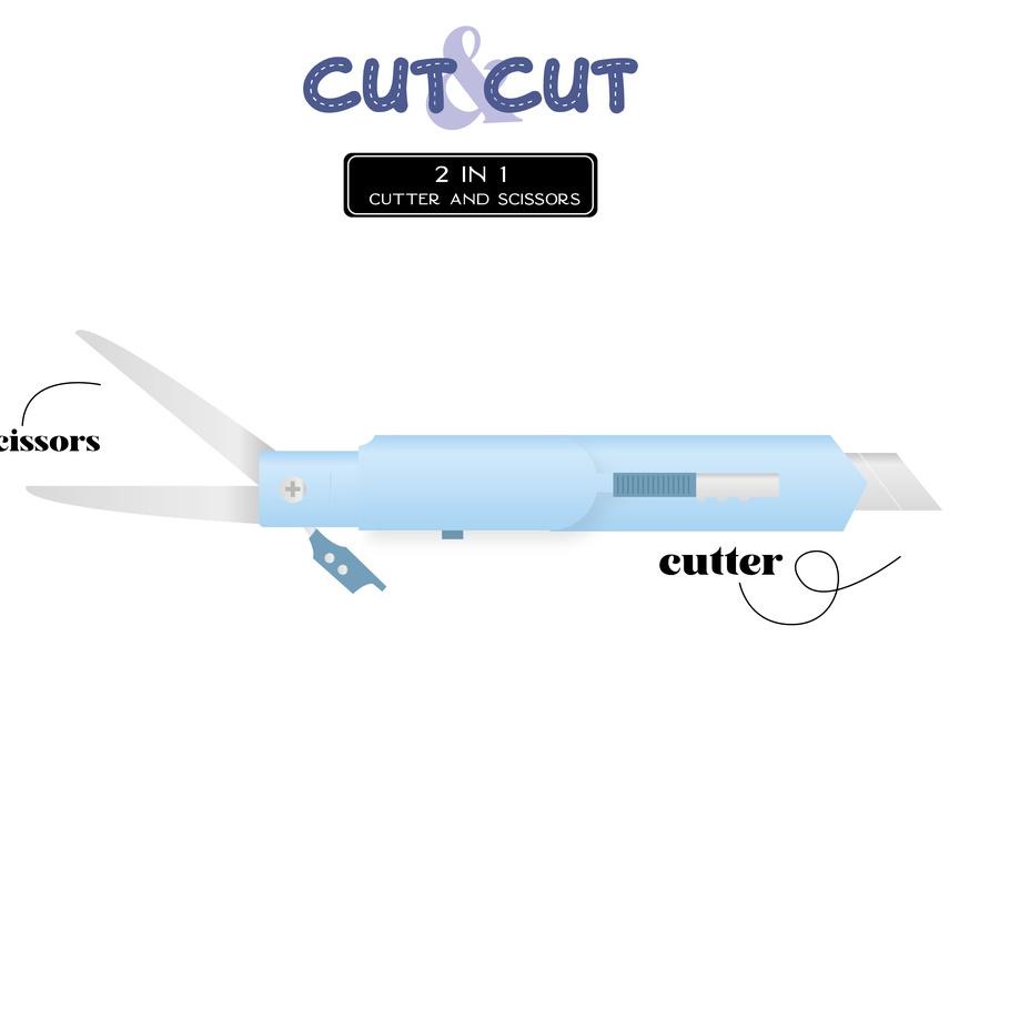 

Update! Paperie Lab - Cut & Cut 2in1 Cutter and Scissors ~