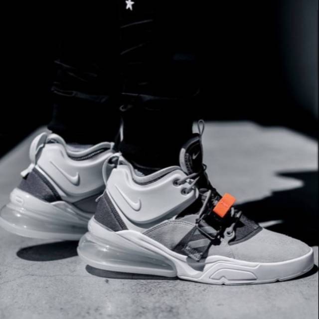 nike air force 270 grey wolf