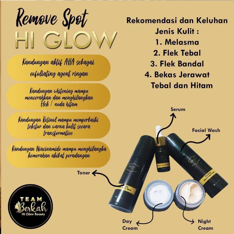 Hi glow ultimate remove spot|| flek hitam
