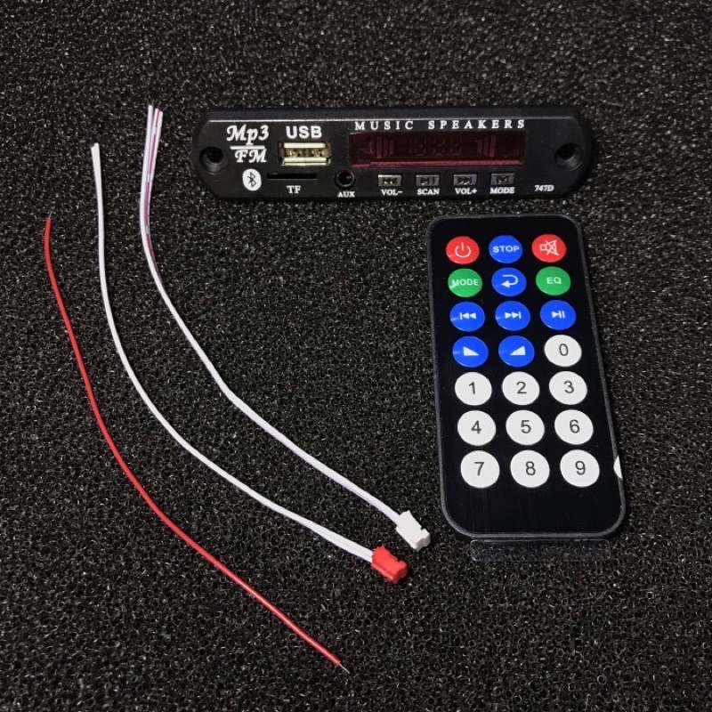 modul mp3 bluetooth usb dan aux