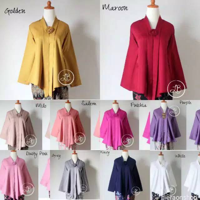 Kebaya kutubaru murah busui FREE BROS baju atasan floy L-xxxL xxl 3L Ld.120 kekinian wisuda undangan
