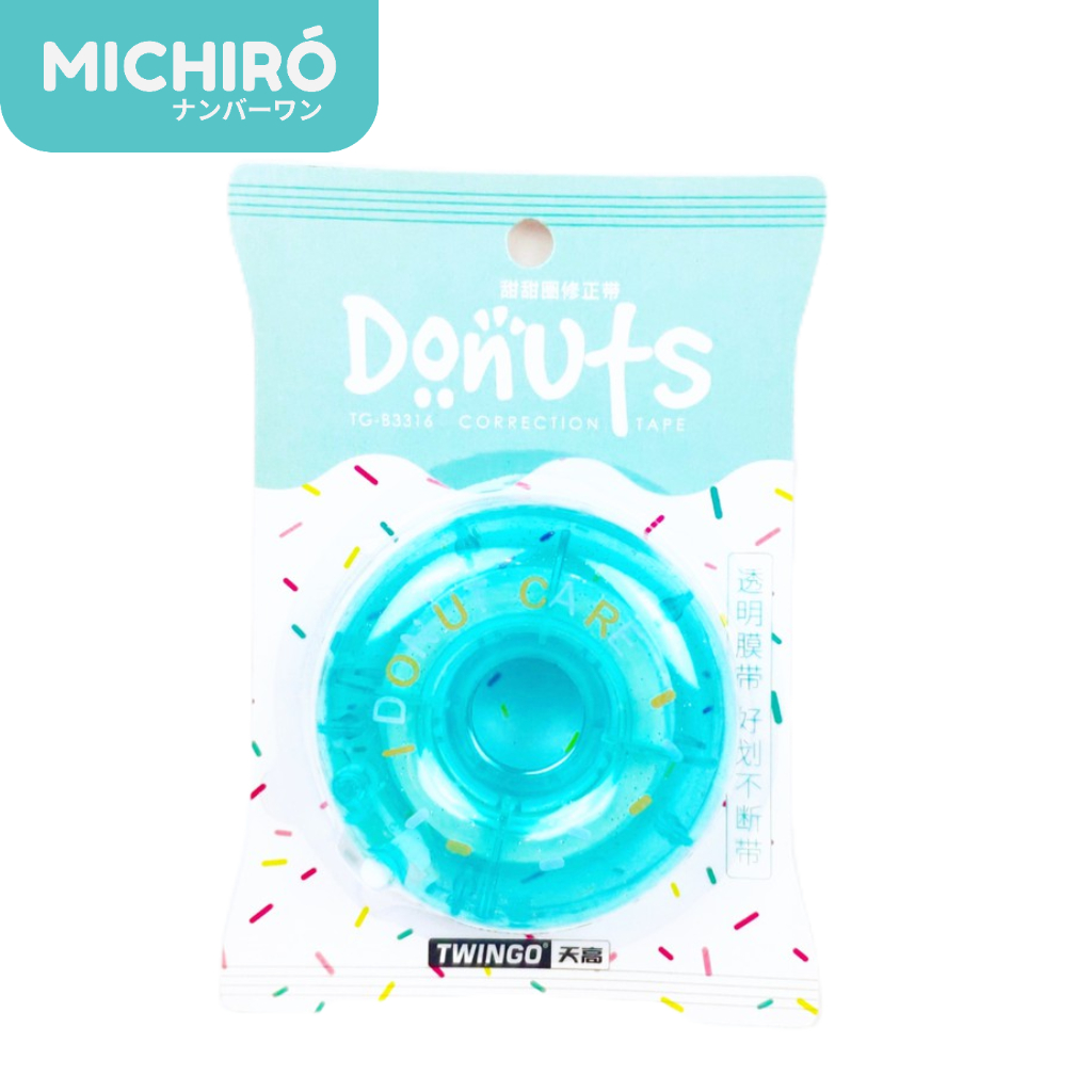 

Michiro Penghapus Tulisan/Tipe-x Lucu Bentuk Donuts Correction Tape