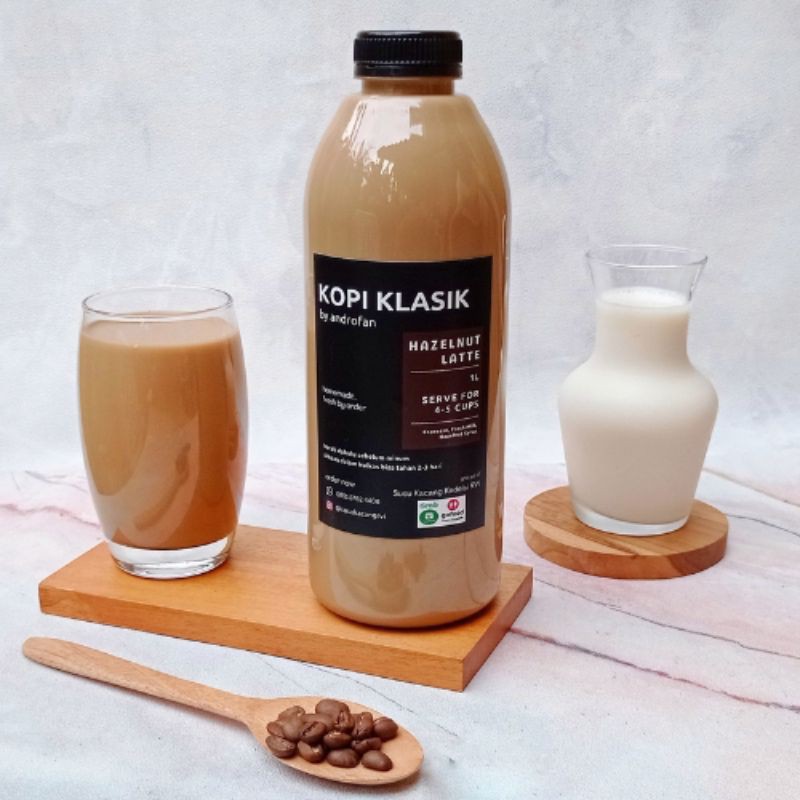 

Hazelnut Latte 1 Liter - Series Klasik (khusus kurir instant dan sameday)