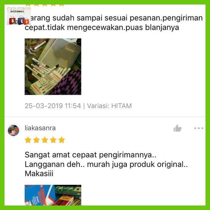 

Silutala- Spidol Permanent Snowman Hitam Merah Biru G 12 Grosir Termurah -Ori.