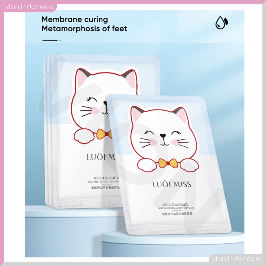 LUOFMISS Foot Mask Moisturizing Repair Dryness Memperbaiki Kering Masker Kaki Original LM002