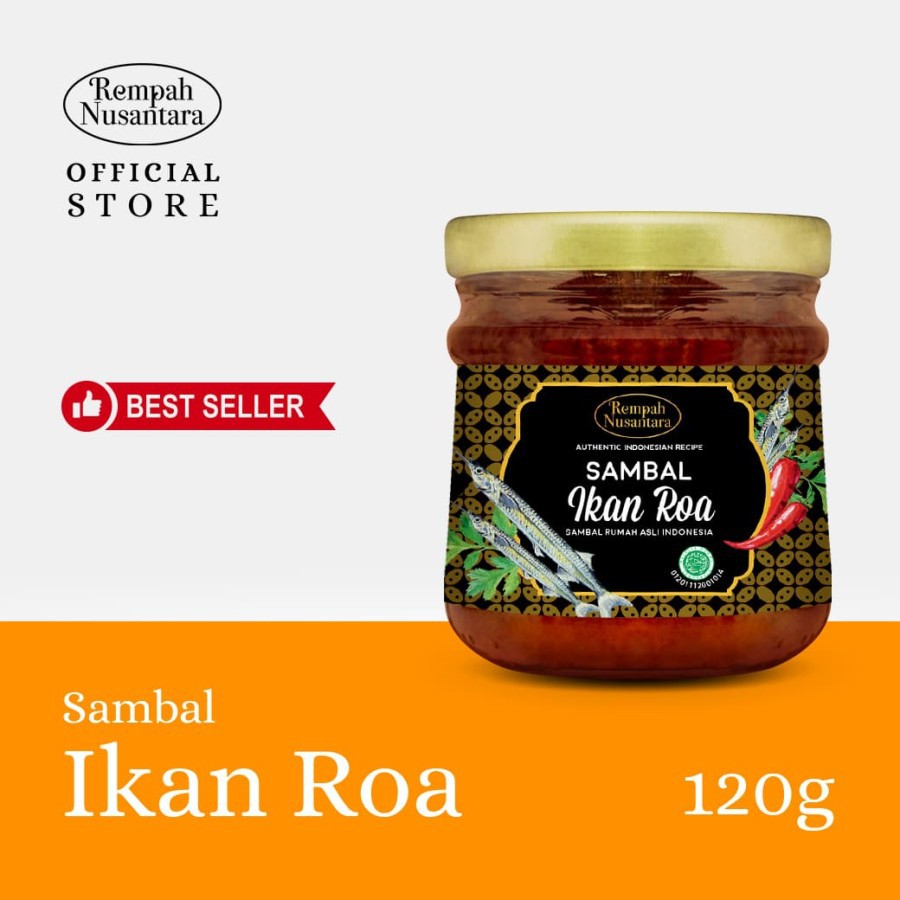 

Sambal Ikan Roa Asap Rempah Nusantara 120 Gr Jar