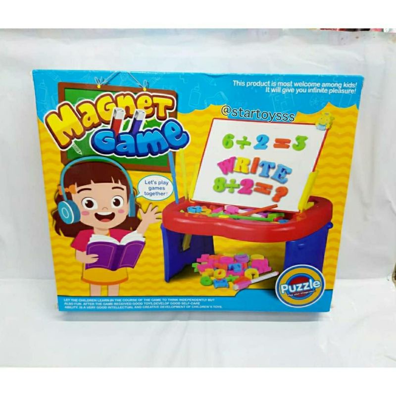 

Papan tulis magnet alat bantu belajar anak