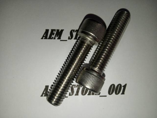 Baut L M12 x 50 (5cm) stainless 304