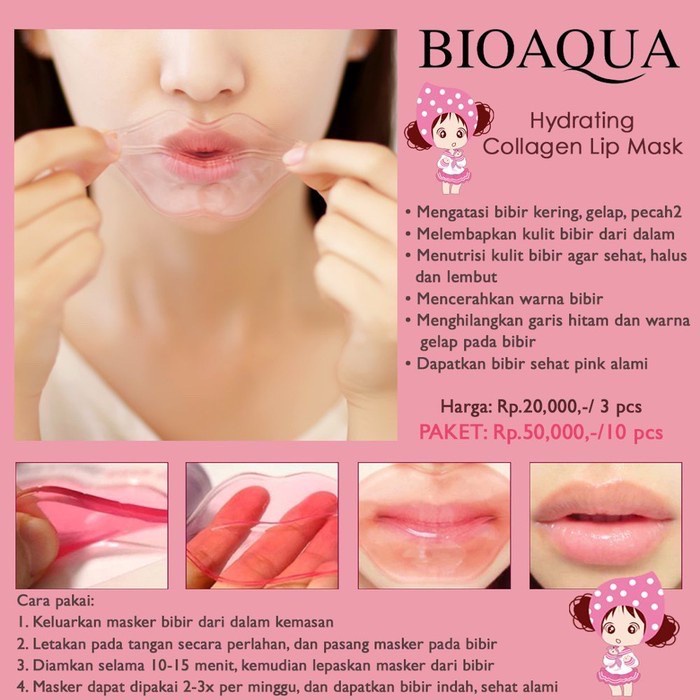 MASKER BIBIR PERAWATAN BIBIR