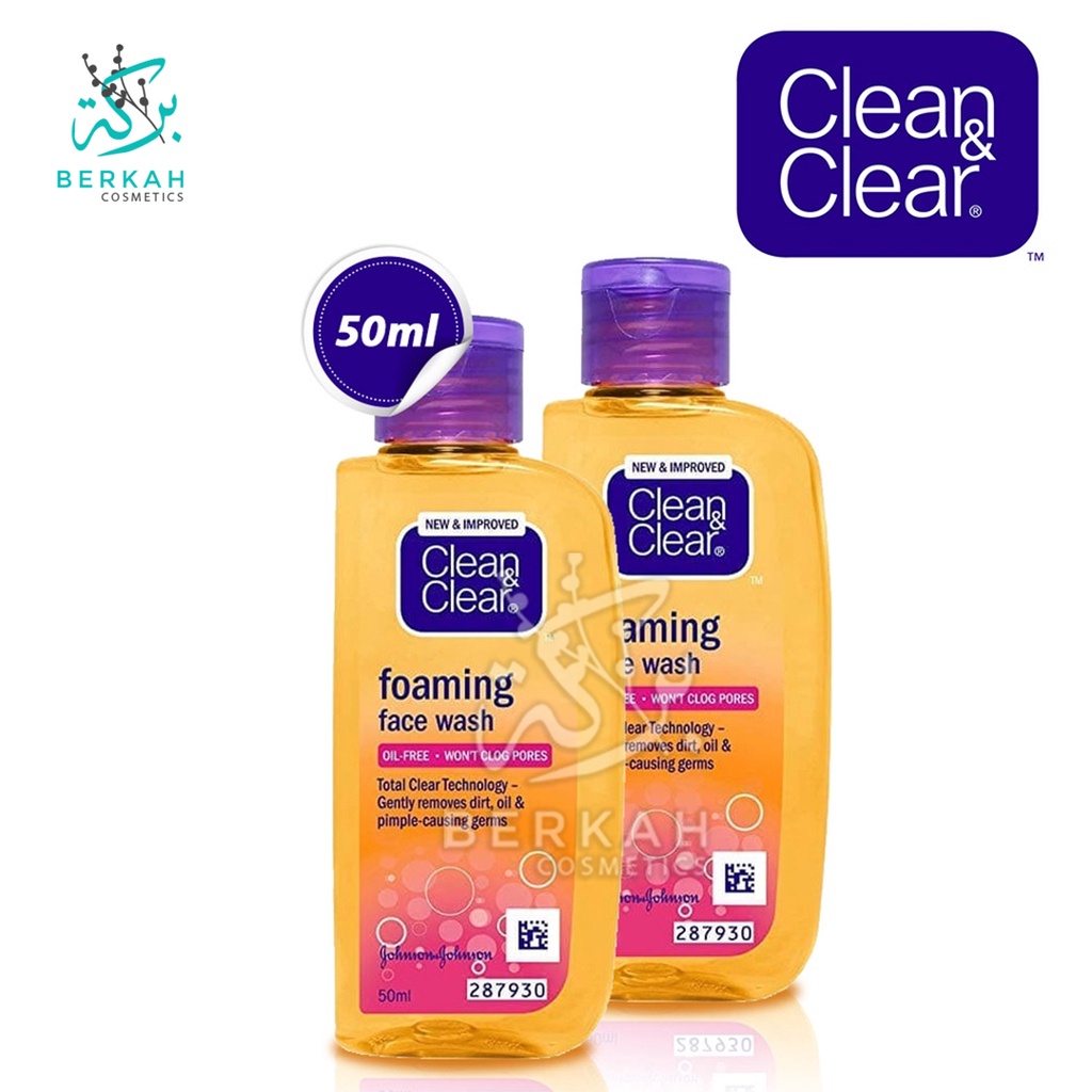 Clean &amp; Clear Foaming Facial Wash 50ml
