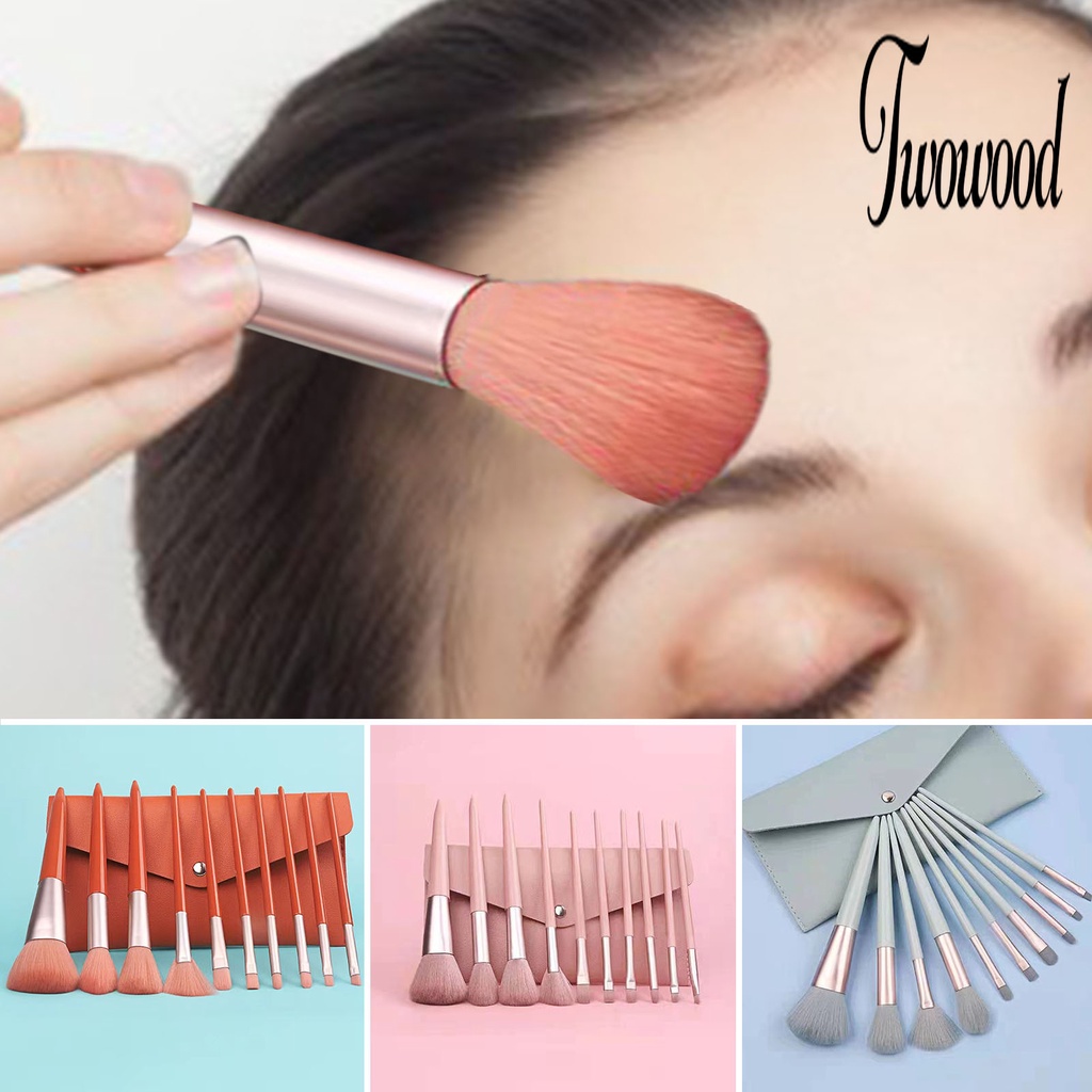 10 Pcs Brush Makeup Concealer Blush Loose Powder Untuk Salon Kecantikan