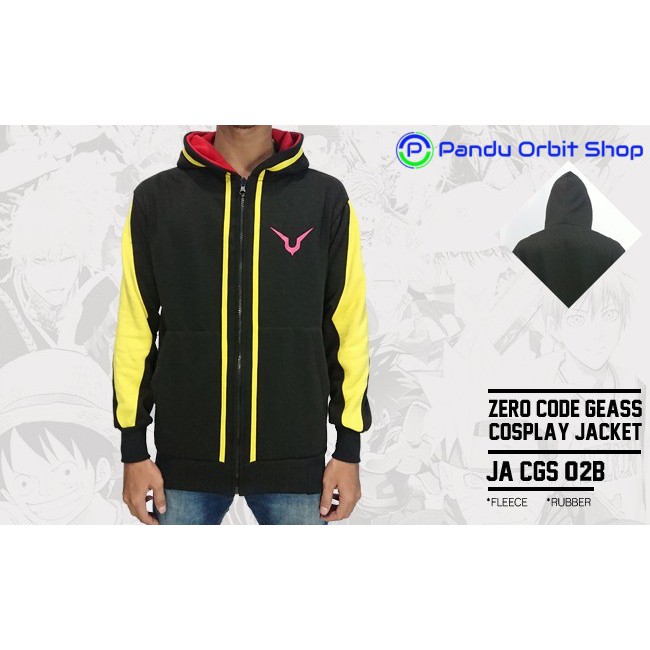 Jaket Zero Code Geass Cosplay Hitam - JA CGS 02B