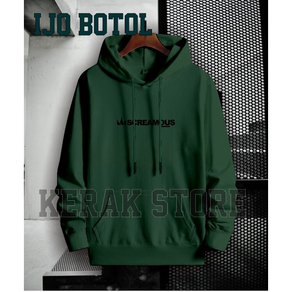 SWEATER HOODIE - Jaket Distro hoodie - Jaket Sweater Hoodie Resleting Pria Screamous