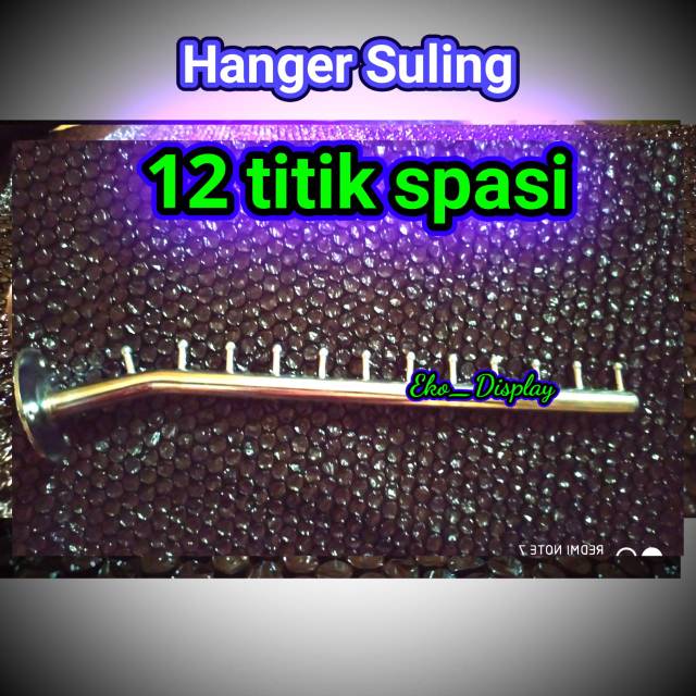 Hanger suling 12 titik gantungan baju