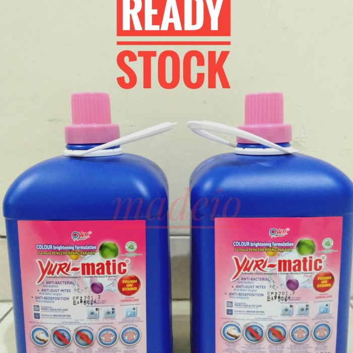YURI MATIC DETERGENT FLORAL 3.7 LITER