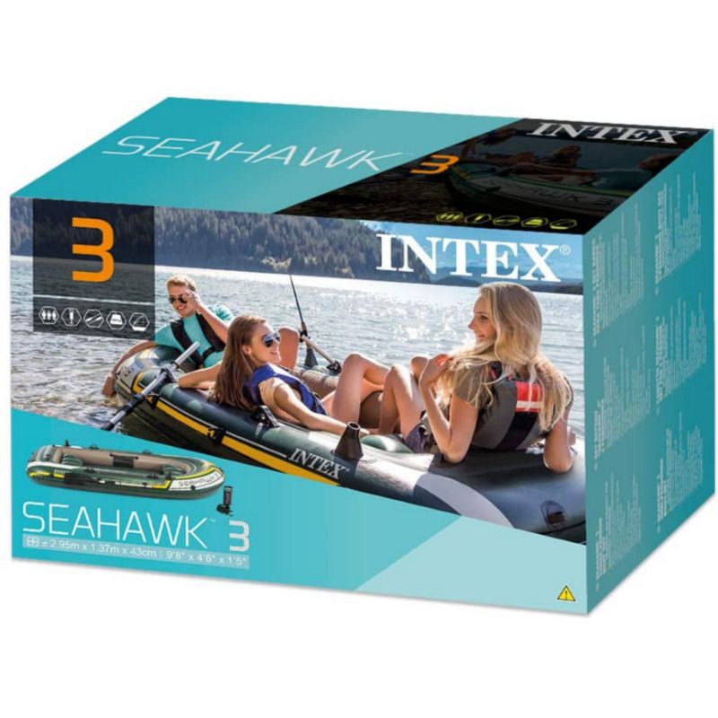 Intex seahawk 3 inflateable boat perahu karet intex
