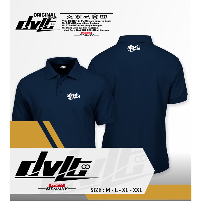 Poloshirt / Kaos Polo Musik Band Last Child Logo Murah -MD Company