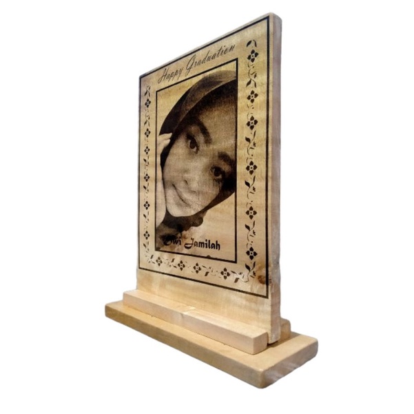 laser grafir foto model dudukan/lukis bakar/lukisan kayu