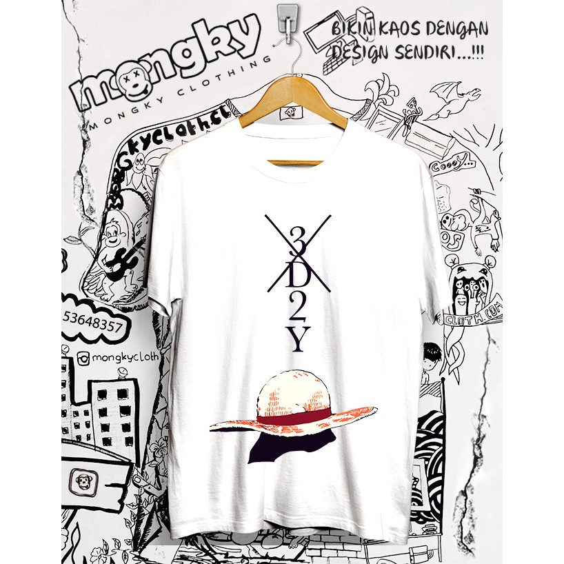 Kaos One Piece 3D2Y