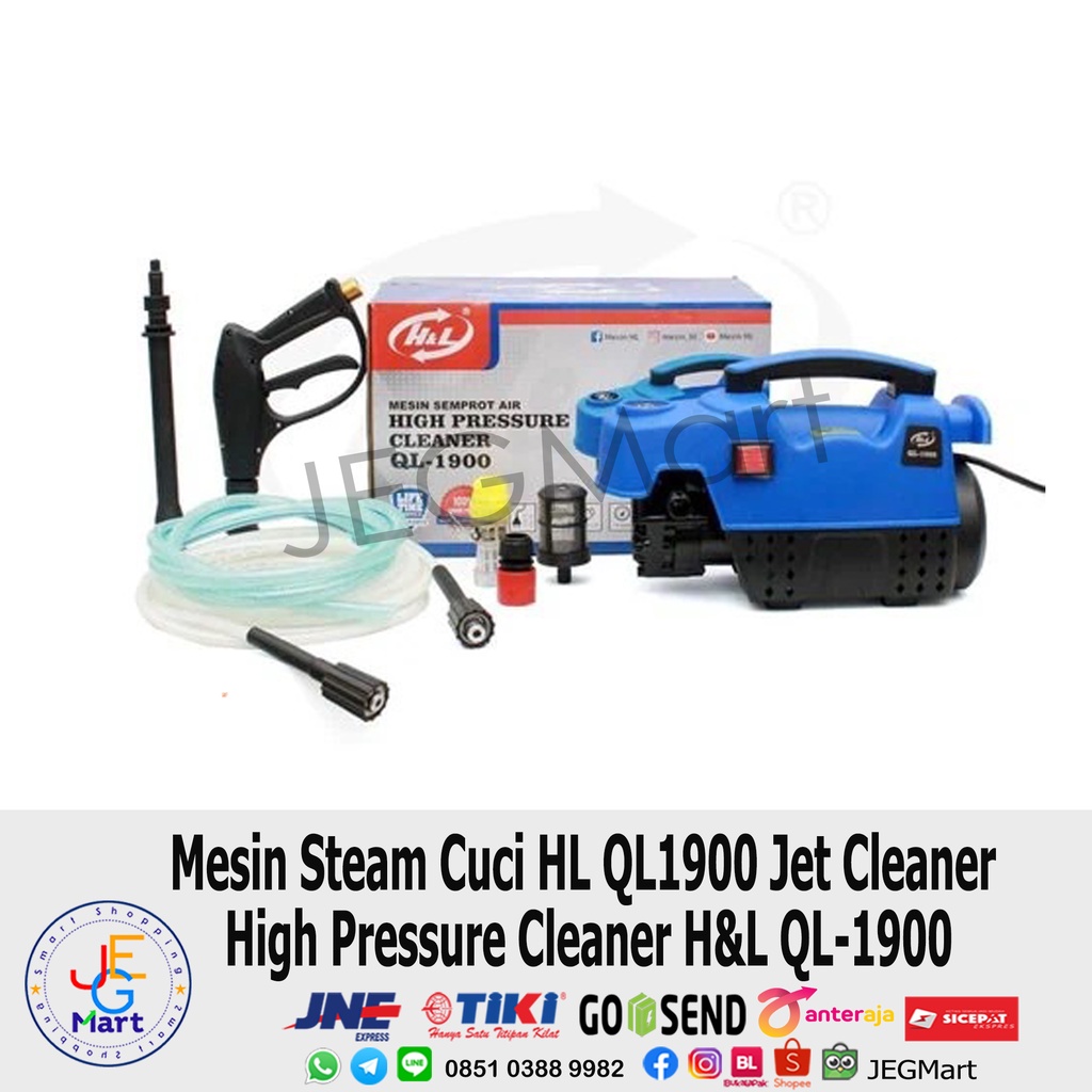 Mesin Steam Cuci HL QL1900 Jet Cleaner High Pressure Cleaner H&L QL-1900