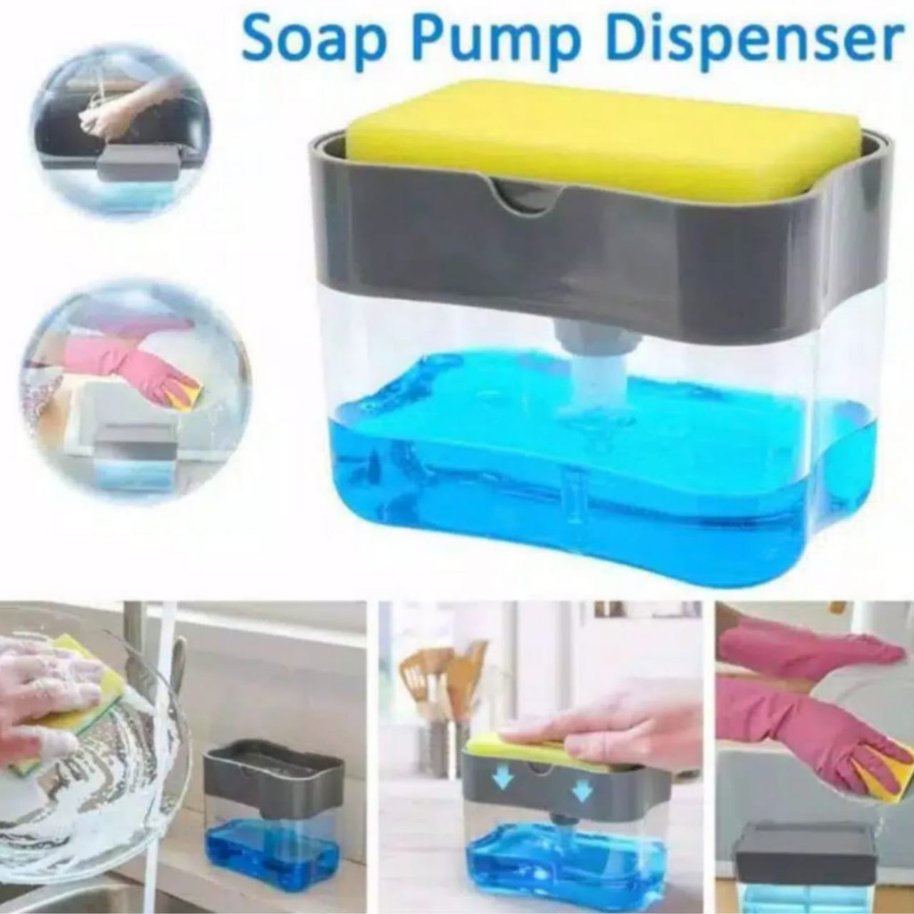 MUSUKO - Dispenser Sabun Cuci piring - Dispenser Sabun Cuci Tangan(Free Spon)